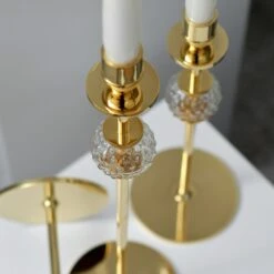Alba Candlestick Brass, 40 Cm -Heimdekoration Rabatt hilke collection alba candlestick brass 8