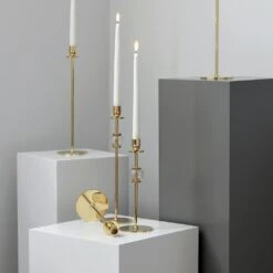 Alba Candlestick Brass, 40 Cm -Heimdekoration Rabatt hilke collection alba candlestick brass 9