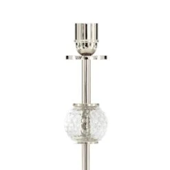 La Luna Candlestick Nickel Plated Brass, 40 Cm 9 La Luna Candlestick Nickel Plated Brass, 40 Cm -Heimdekoration Rabatt hilke collection la luna candlestick nickel plated brass 3