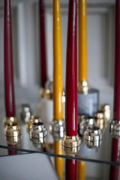 Piccolo No.2 Candleholder, Nickelplated Brass -Heimdekoration Rabatt hilke collection piccolo no1 candleholder nickelplated brass 5