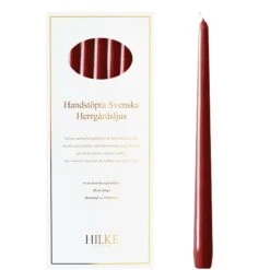 Tafelkerzen 6 Stk., Wine Red Gloss