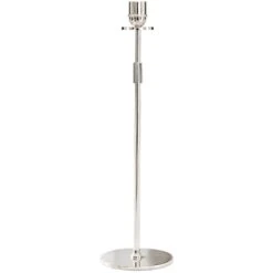 Tuti Candlestick 40 Cm, Nickel Plated Brass