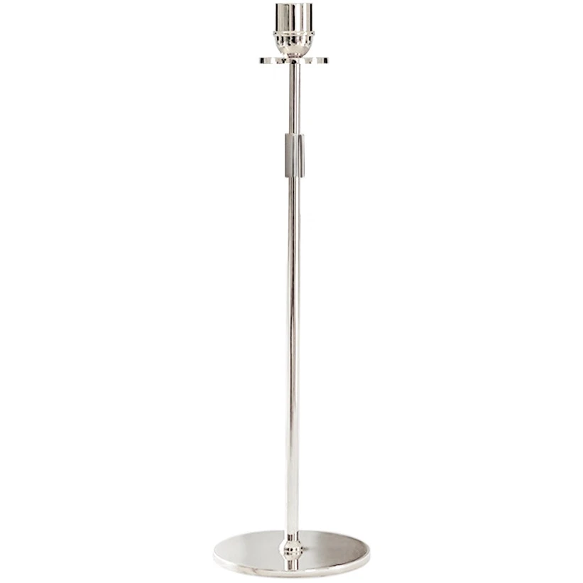 Tuti Candlestick 40 Cm, Nickel Plated Brass 3 Tuti Candlestick 40 Cm, Nickel Plated Brass