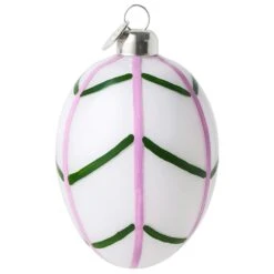 Holmegaard Osterdeko 7.5 Cm Leaf, Rosa