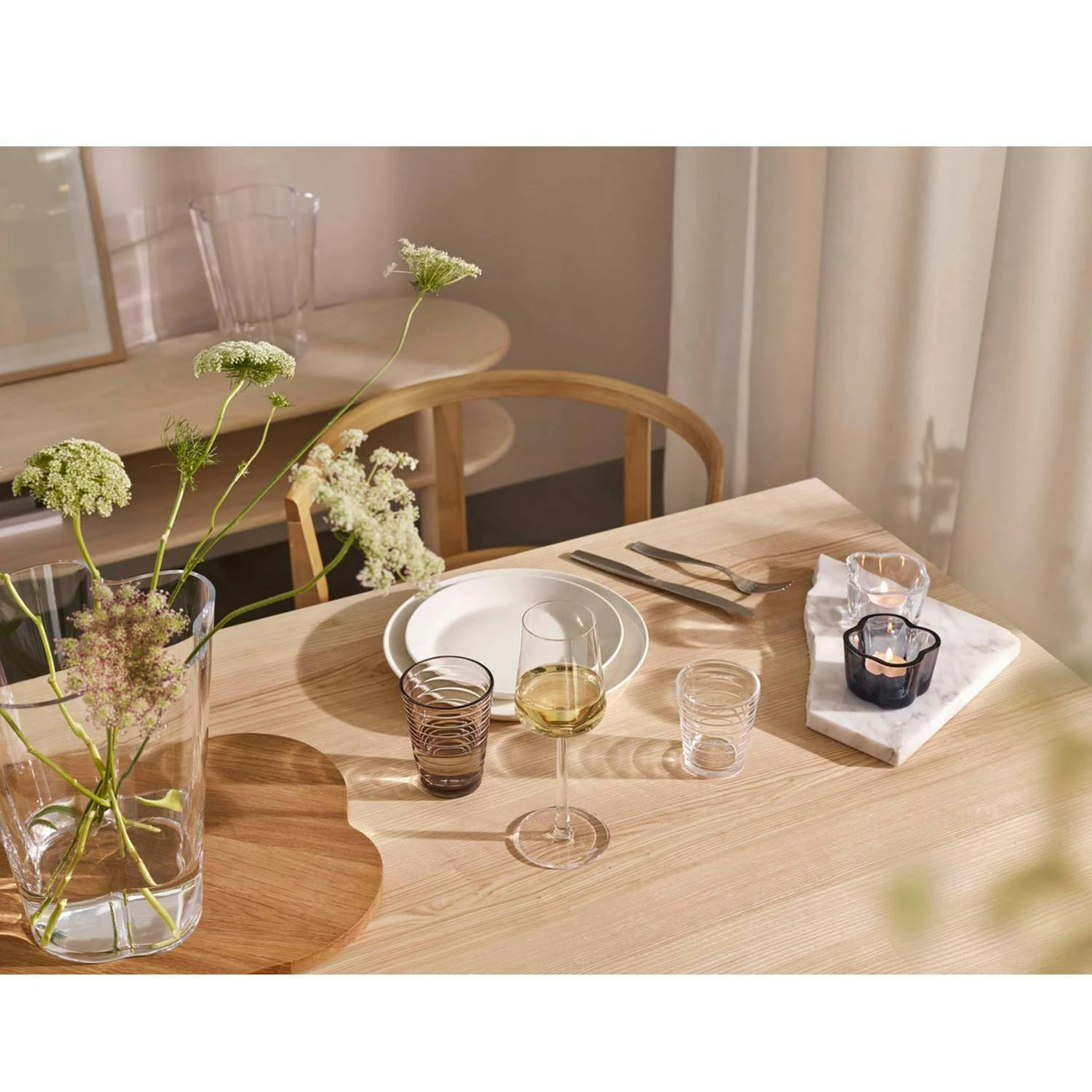 Iittala Alvar Aalto Windlicht, 6 Cm/ Grau 4 Iittala Alvar Aalto Windlicht, 6 Cm/ Grau – Bild 2