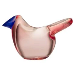 Iittala Birds By Toika Flycather Glasdekoration, Rosa