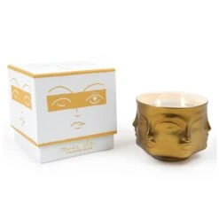 Jonathan Adler Muse Ceramic Candle Duftkerze Gold