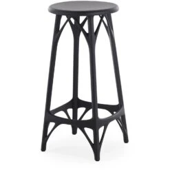 Kartell A.I. Light Barhocker 65 Cm, Schwarz