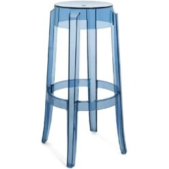 Kartell Charles Ghost Barhocker 75 Cm, Powder Blue