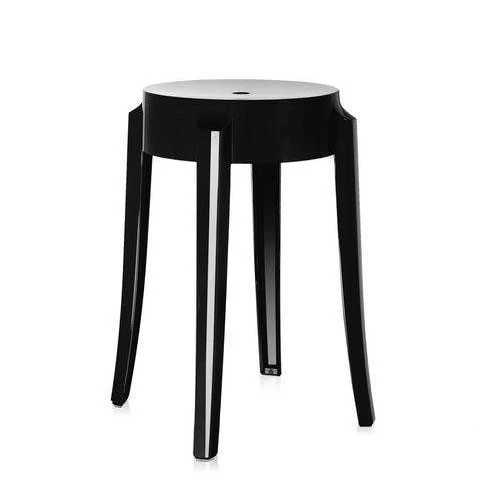 Kartell Charles Ghost Hocker, Schwarz 3 Kartell Charles Ghost Hocker, Schwarz