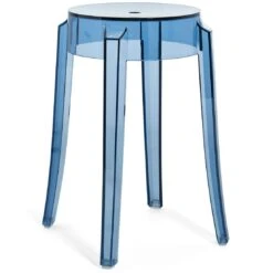Kartell Charles Ghost-Hocker, Graublau