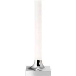 Kartell Goodnight Tischlampe Tragbar, Glänzend Chrom