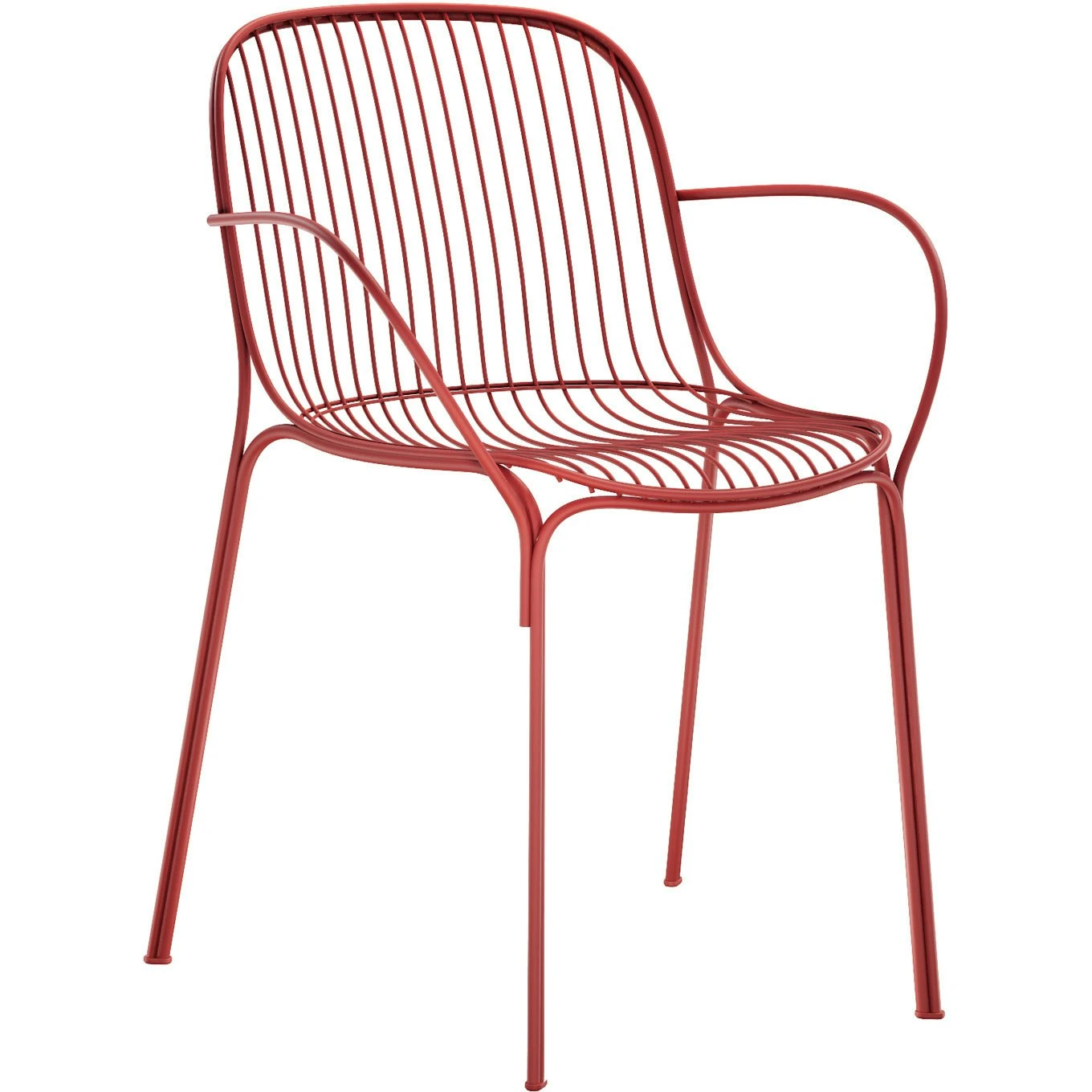 Kartell Hiray Stuhl Mit Armlehne, Rost 3 Kartell Hiray Stuhl Mit Armlehne, Rost