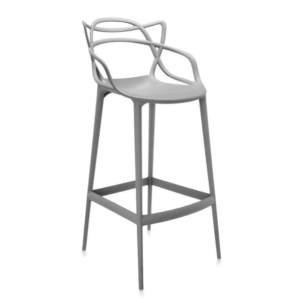 Kartell Masters Hocker 75cm, Grau 4 Kartell Masters Hocker 75cm, Grau – Bild 2