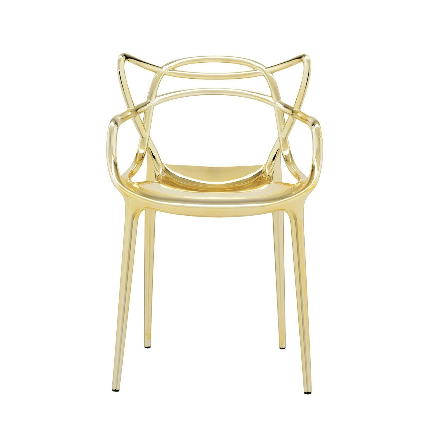 Kartell Masters Stuhl, Gold 3 Kartell Masters Stuhl, Gold