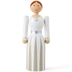 Kay Bojesen Bride Holzfigur, Weiß