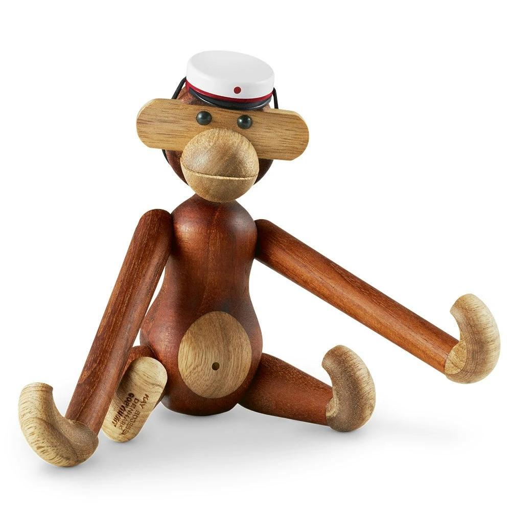 Kay Bojesen Graduation-Kappe Für Affe, Klein, Rot 4 Kay Bojesen Graduation-Kappe Für Affe, Klein, Rot – Bild 2