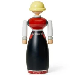 Kay Bojesen Norsk Bunad-Kvinna Holzfigur, Schwarz/Rot / Weiß -Heimdekoration Rabatt kay bojesen norsk bunad kvinna svart rod vit 2