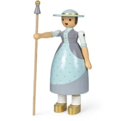 Kay Bojesen Shepherdess Holzfigur, Hellblau -Heimdekoration Rabatt kay bojesen shepherdess light blue 3