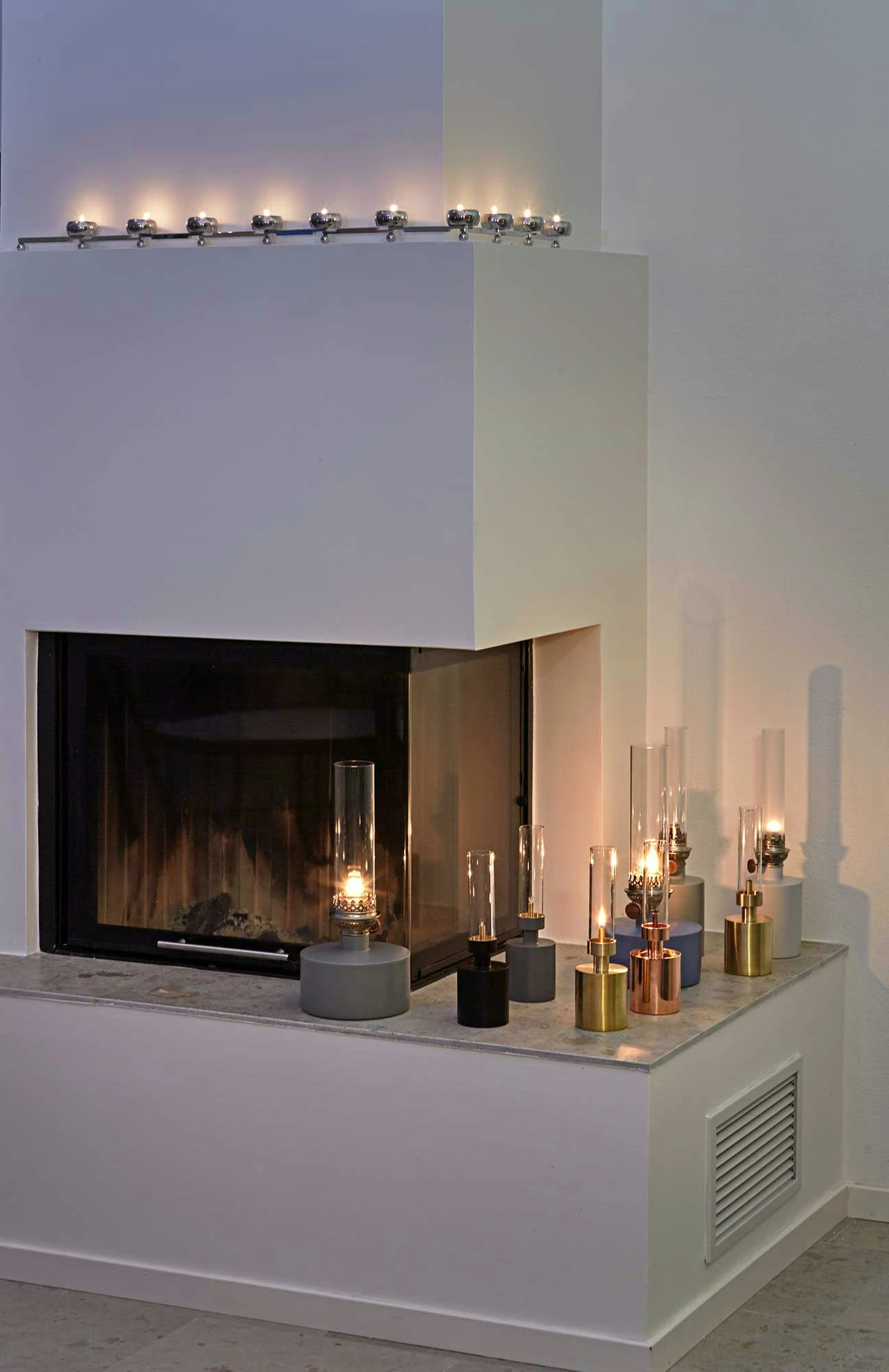 Klong Patina Öllampe Klein, Schwarz/ Klares Glas 4 Klong Patina Öllampe Klein, Schwarz/ Klares Glas – Bild 2