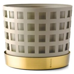 Klong Trio Square Topf Beige, 18 Cm / Medium