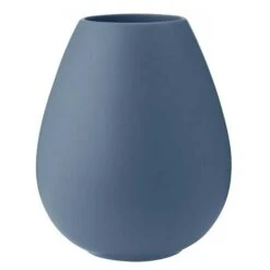 Knabstrup Keramik Earth Vase 24 Cm, Blue