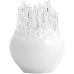 Kosta Boda Polar Kerzenständer Small 19 Cm, Weiß