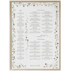 Save Food - In English 50x70 Cm