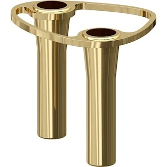 LIND DNA Lind Curve Double Kerzenhalter Kombinierbar, Vergoldet 4 LIND DNA Lind Curve Double Kerzenhalter Kombinierbar, Vergoldet – Bild 2