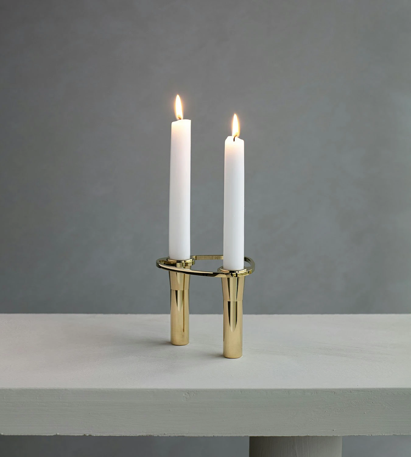 LIND DNA Lind Curve Double Kerzenhalter Kombinierbar, Vergoldet 8 LIND DNA Lind Curve Double Kerzenhalter Kombinierbar, Vergoldet – Bild 6