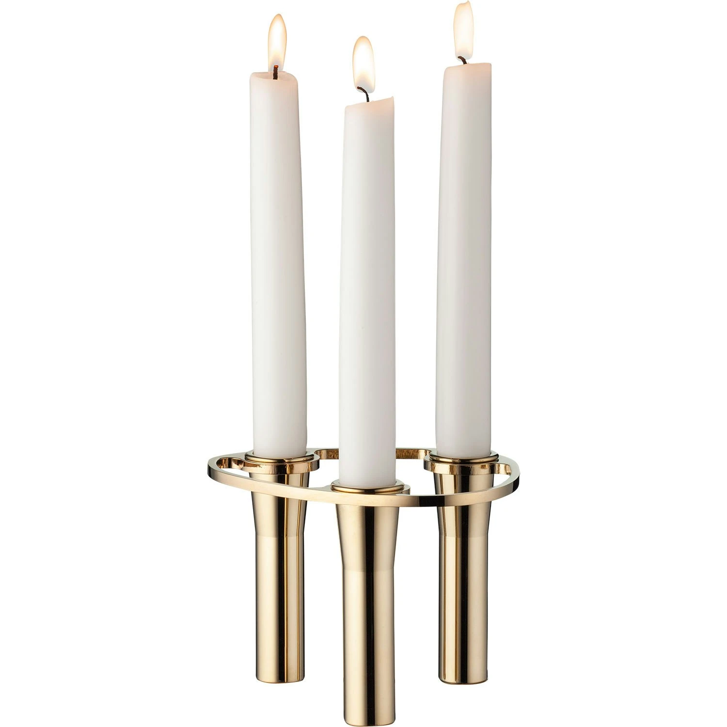 LIND DNA Lind Curve Kerzenhalter Basis Kombinierbar, Vergoldet 3 LIND DNA Lind Curve Kerzenhalter Basis Kombinierbar, Vergoldet