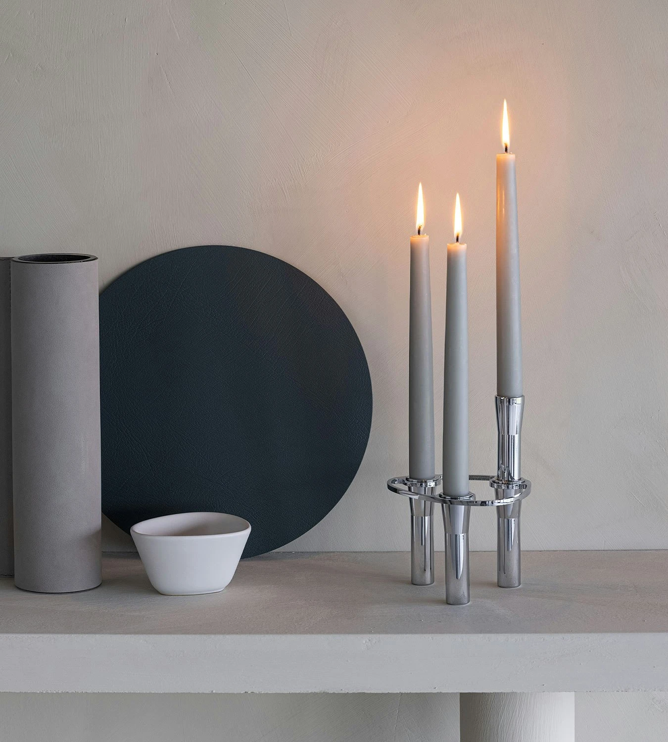 LIND DNA Lind Curve Single Kerzenhalter Kombinierbar, Chrom 5 LIND DNA Lind Curve Single Kerzenhalter Kombinierbar, Chrom – Bild 3