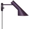 Louis Poulsen AJ Wandleuchte, Aubergine -Heimdekoration Rabatt louis poulsen aj wandleuchte schwarz 1