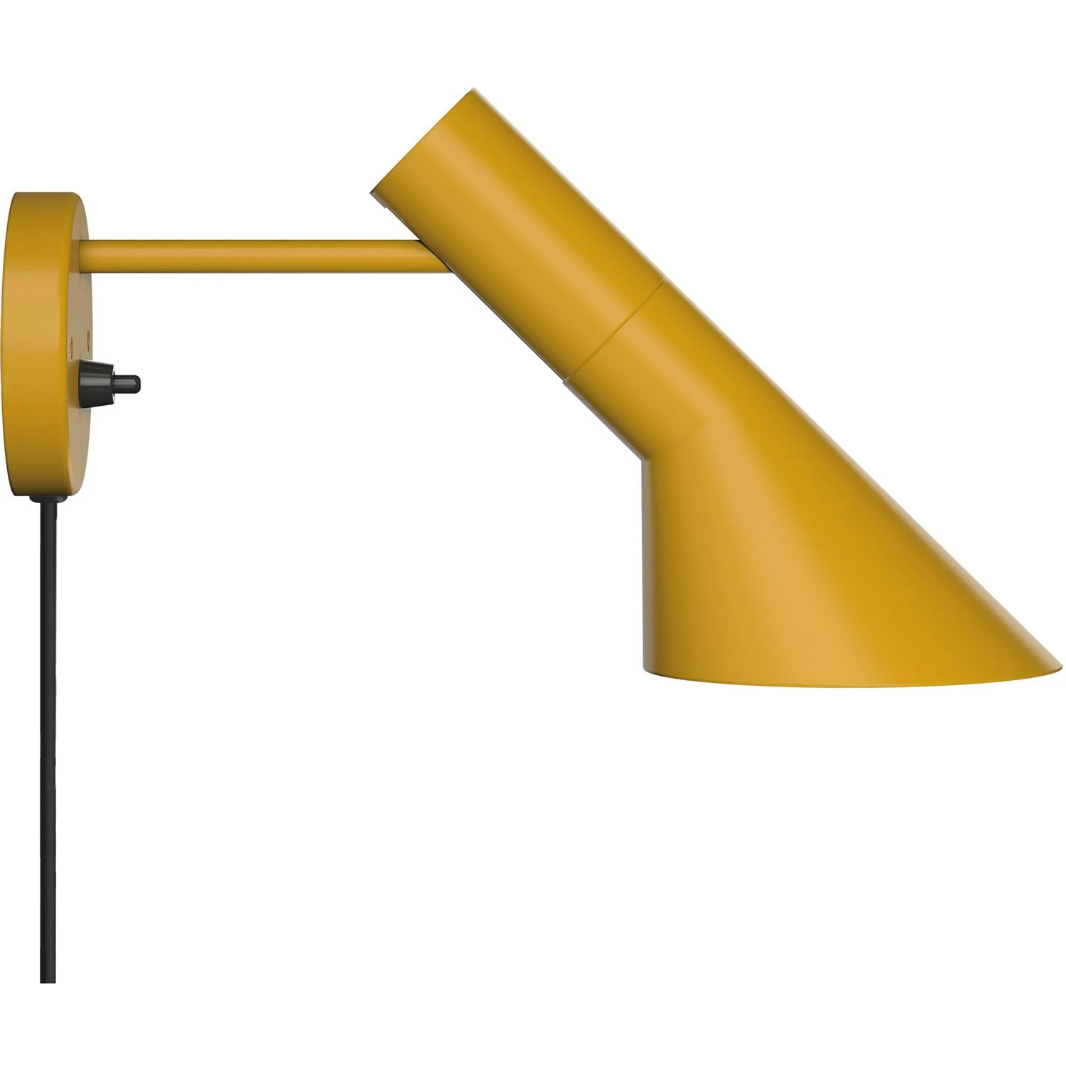 Louis Poulsen AJ Wandleuchte, Ockerfarben 3 Louis Poulsen AJ Wandleuchte, Ockerfarben