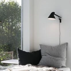 Louis Poulsen NJP Wandleuchte Kurz, Schwarz -Heimdekoration Rabatt louis poulsen njp wandleuchte kurz schwarz 4