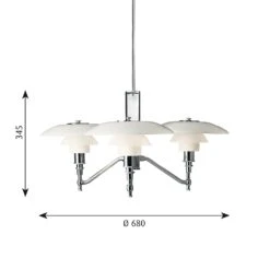 Louis Poulsen PH 3/2 Akademi Pendelleuchte, 60 Cm -Heimdekoration Rabatt louis poulsen ph 3 2 akademi pendelleuchte 60 cm 3