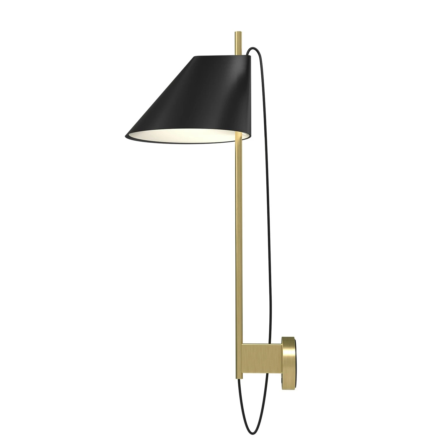 Louis Poulsen Yuh Wall Light, Brass/Black 3 Louis Poulsen Yuh Wall Light, Brass/Black