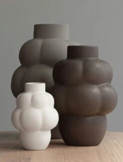 Balloon Grande Vase 42 Cm, Sanded Grey -Heimdekoration Rabatt louise roe balloon grande vase 42 cm 2