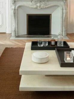 Gallery Objects 06 Dose Ø20 Cm, Lime Stone -Heimdekoration Rabatt louise roe gallery objects container 06 black basalt 9