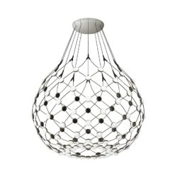 Luceplan Mesh Wireless Suspension, Ø80 Cm / 1m
