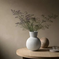 Lyngby Porcelæn Tura-Vase Weiß, 34 Cm -Heimdekoration Rabatt lyngby porceln tura vase wei 34 cm 2