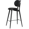 Mater The High Stool Backrest Barstuhl, Schwarz Lackiert Buche -Heimdekoration Rabatt mater the high stool backrest barstuhl 7