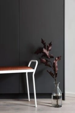 Maze Anyone Hocker, Weiß/Vintage Cognac -Heimdekoration Rabatt maze anyone hocker 9