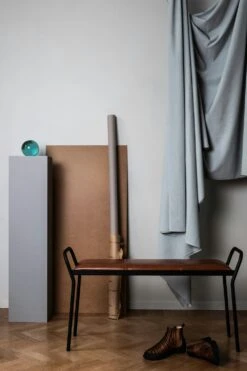 Maze Anytwo Hocker, Schwarz/ Vintage Cognac -Heimdekoration Rabatt maze anytwo hocker 6