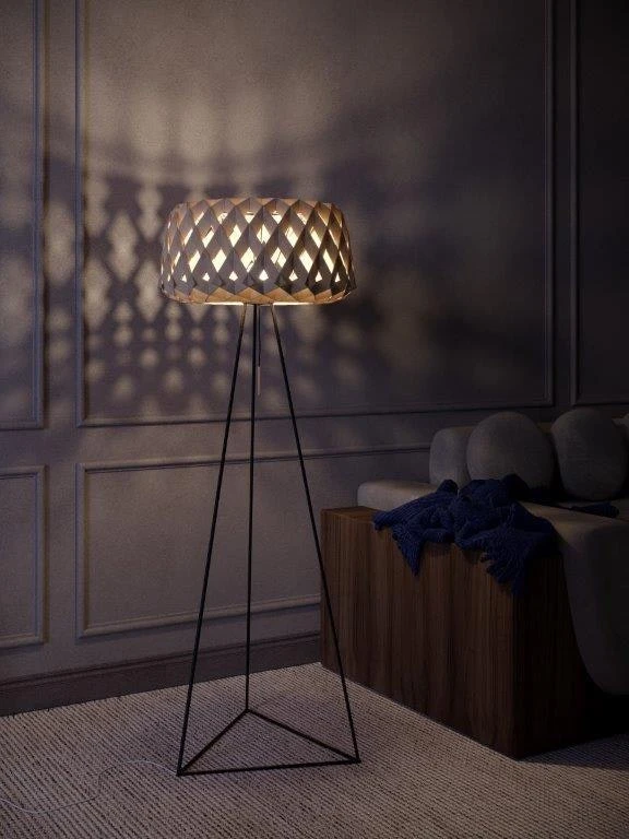 Pilke Signature PTR60 Tripod Stehlampe, Birke 5 Pilke Signature PTR60 Tripod Stehlampe, Birke – Bild 3