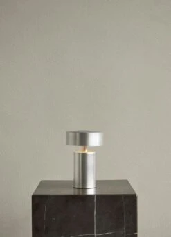 Menu Column Tischlampe Tragbar Ø12 Cm, Aluminium -Heimdekoration Rabatt menu column table lamp portable ce etl uk aluminium 5