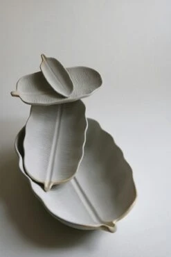 Banana Leaf Dekoteller , L -Heimdekoration Rabatt mimou banana leaf dekoteller 1