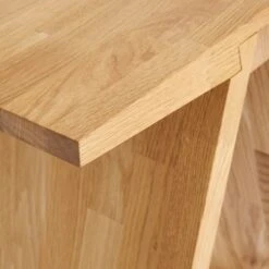 Muubs Angle Stool Solid Oak, Natural / Oil 11 Muubs Angle Stool Solid Oak, Natural / Oil -Heimdekoration Rabatt muubs angle hocker massive eiche grau 11