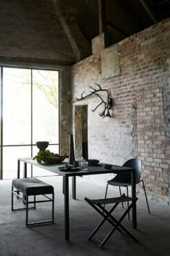 Muubs Bronx S Bank W90 Cm -Heimdekoration Rabatt muubs bench bronx s black lgb 3