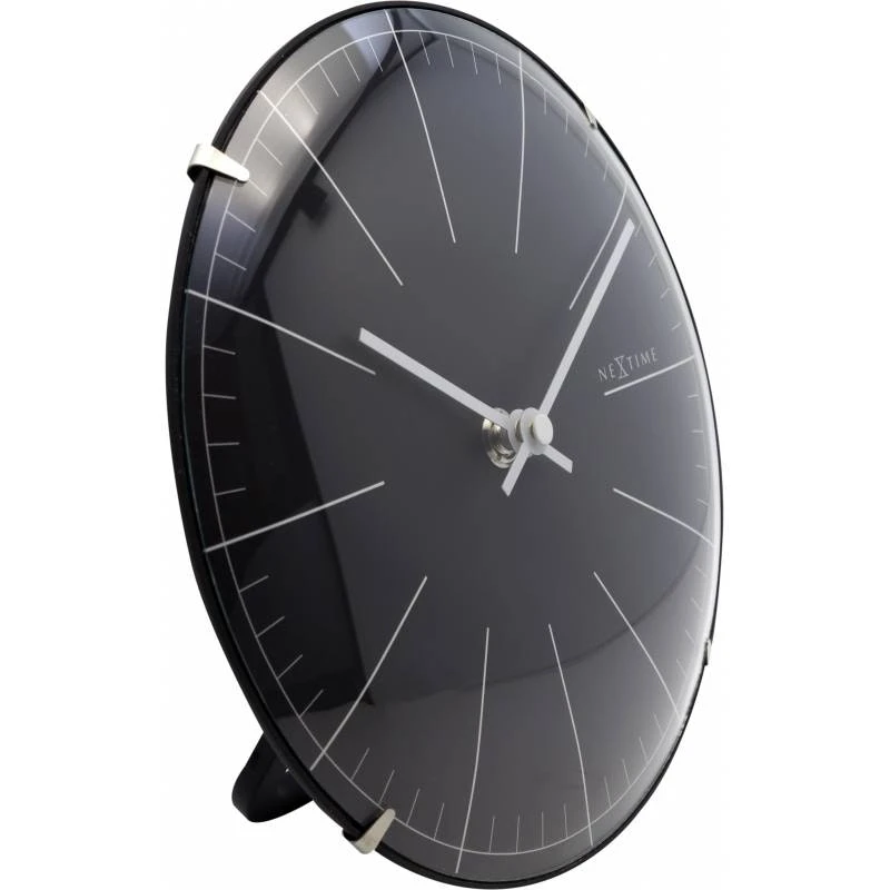 NeXtime Big Stripe Mini Dome Wall Clock, Black 4 NeXtime Big Stripe Mini Dome Wall Clock, Black – Bild 2